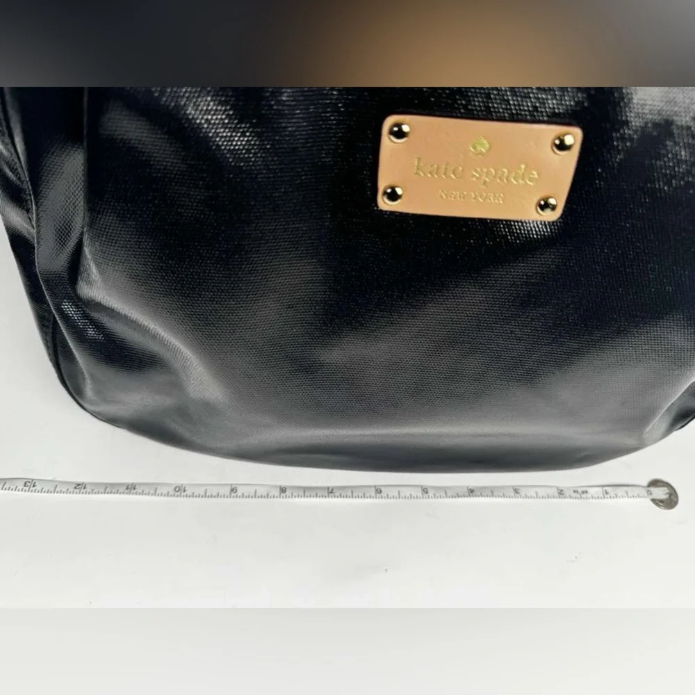 Kate Spade Fulton Street Treesh Patent Leather Satchel Black Handbag